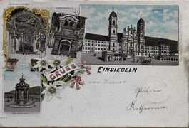 Gruss aus Einsiedeln, Litho