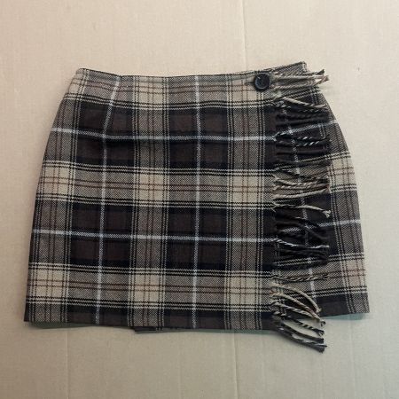 Vintage-Wickelrock von United Color of Benetton Karomuster
