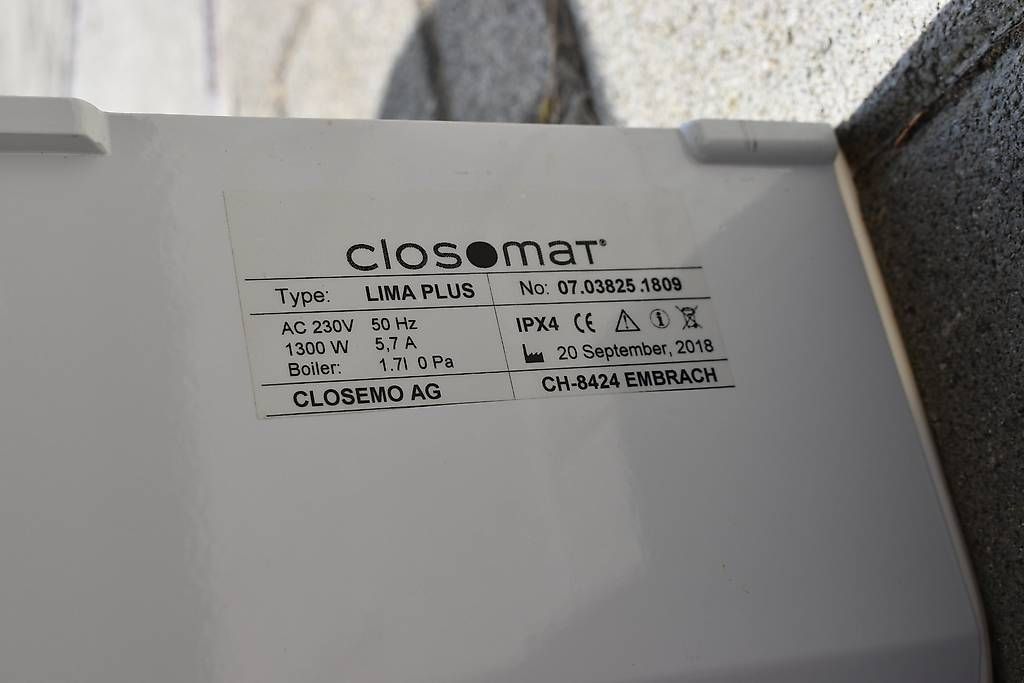 WC: Closomat Lima plus 2018 – Usato da Schönenberg TG venduto da Scania10 4
