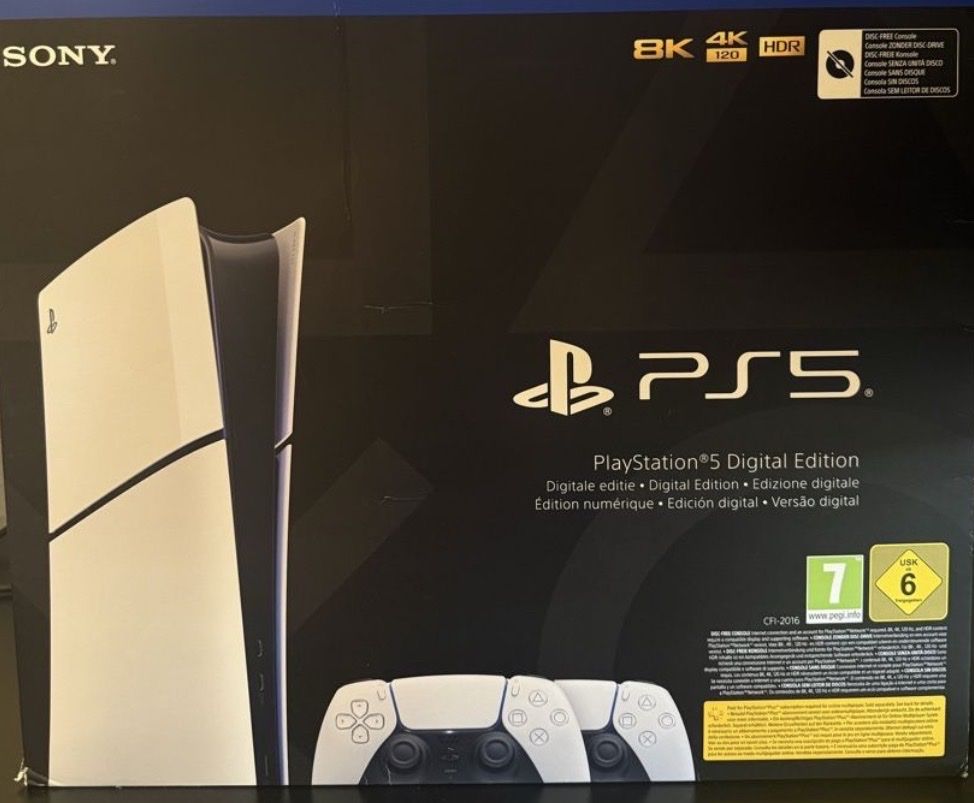 Sony Console: PlayStation 5 Digital Edition cables, 2controllers, 1TB – Nuovo (secondo la descrizione) da Genève venduto da Allhype