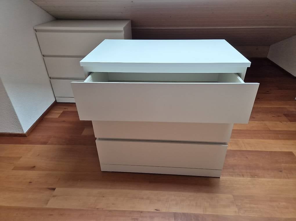 Cassettiere: Malm Kommode mit 3 Schubladen – Usato da Matzingen venduto da panda98 3