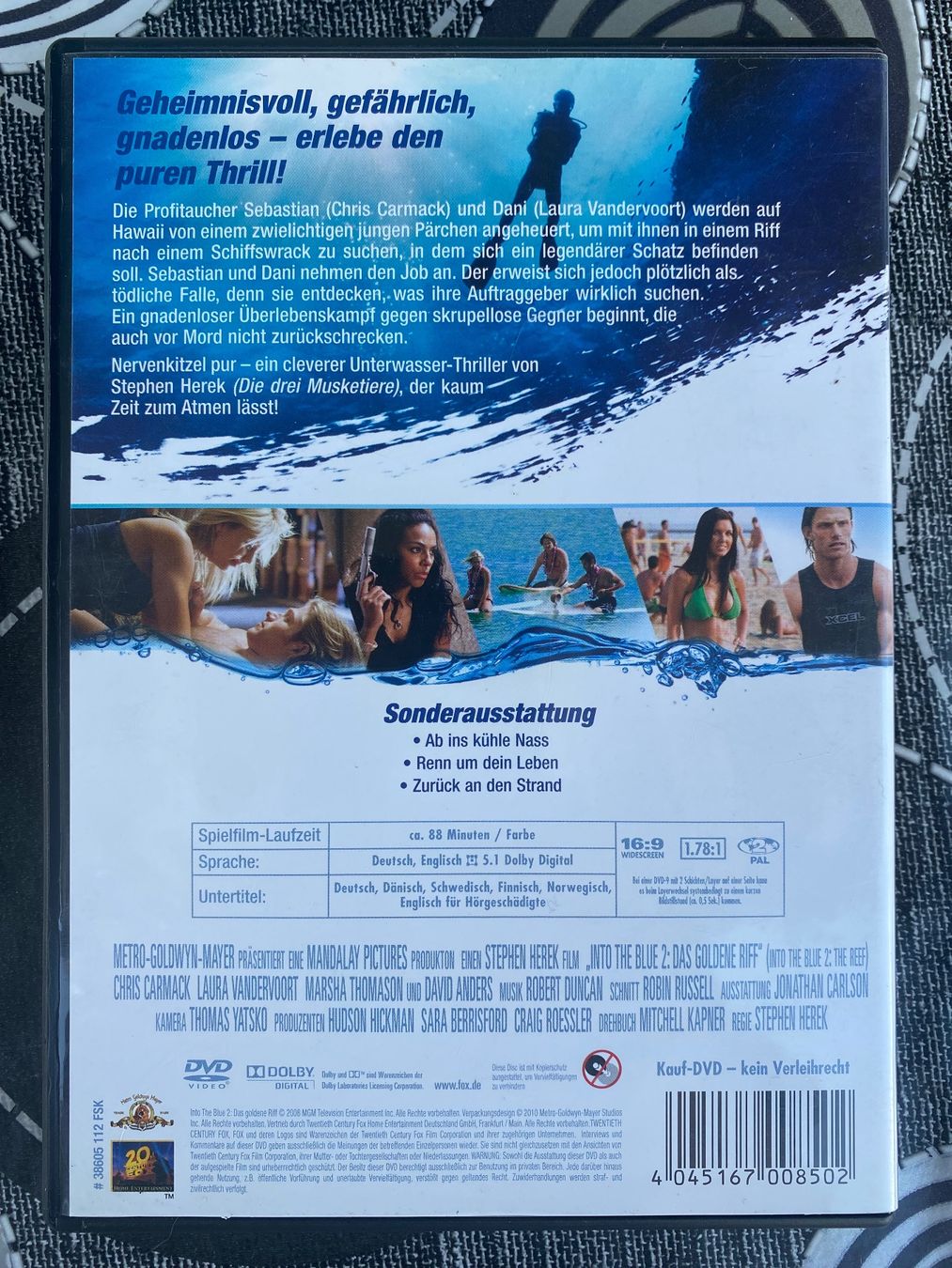 Tutti i DVDs: Into the Blue - Das goldene Riff – Usato da Gasel venduto da Ntomate 1