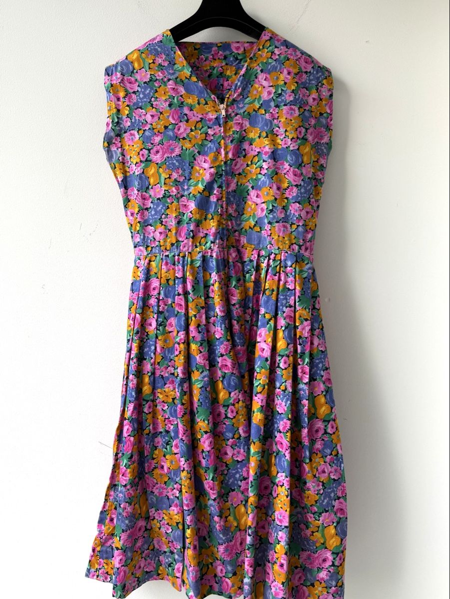 Robes: Abito donna floreale anni 80 taglia S – D'occasion à Castagnola par BlondiePosh 4