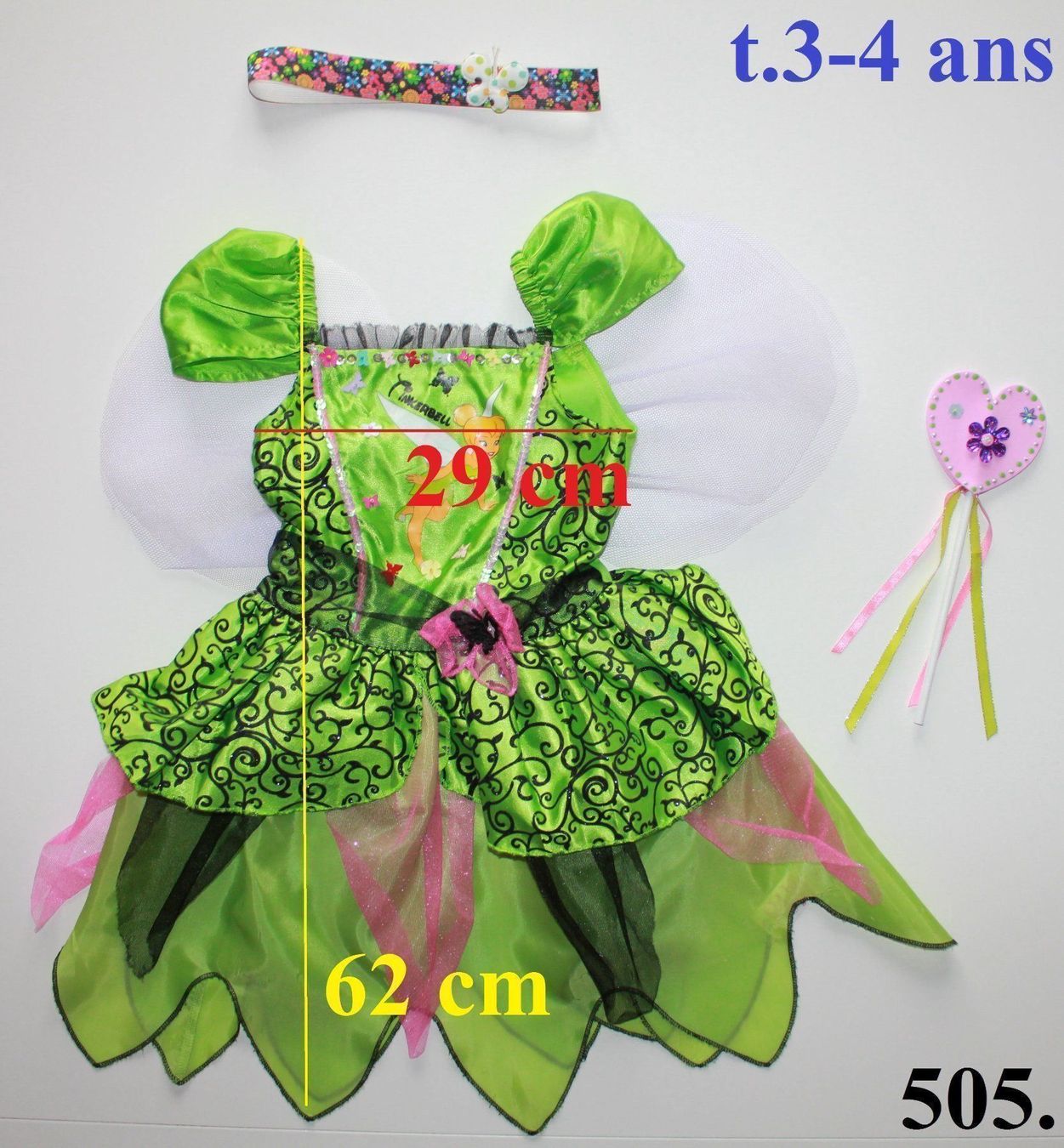 Costumi: Costume fée/ Fee t. 3 - 4 ans – Usato da Peseux venduto da CoolShoping 1