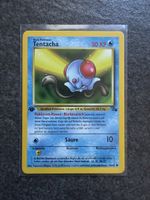 Pokémon Karte Tentacha 1. Edition Fossil Deutsch
