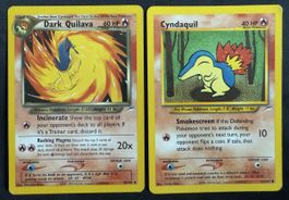 Dark Quilava & Cyndaquil Pokemon Neo Destiny - 39 & 61/105