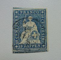 1859 - Strubel 23G - Bernerdruck mit Attest