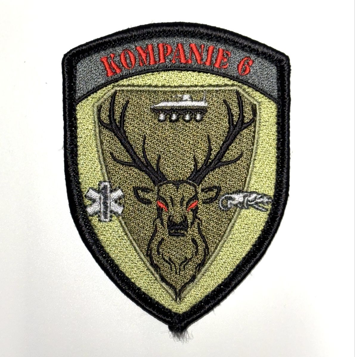 Schweizer Armee Placchette & Badge: Patch Infanterie San Kp 6 Schweizer Armee – Usato da Riedikon venduto da Rokh01
