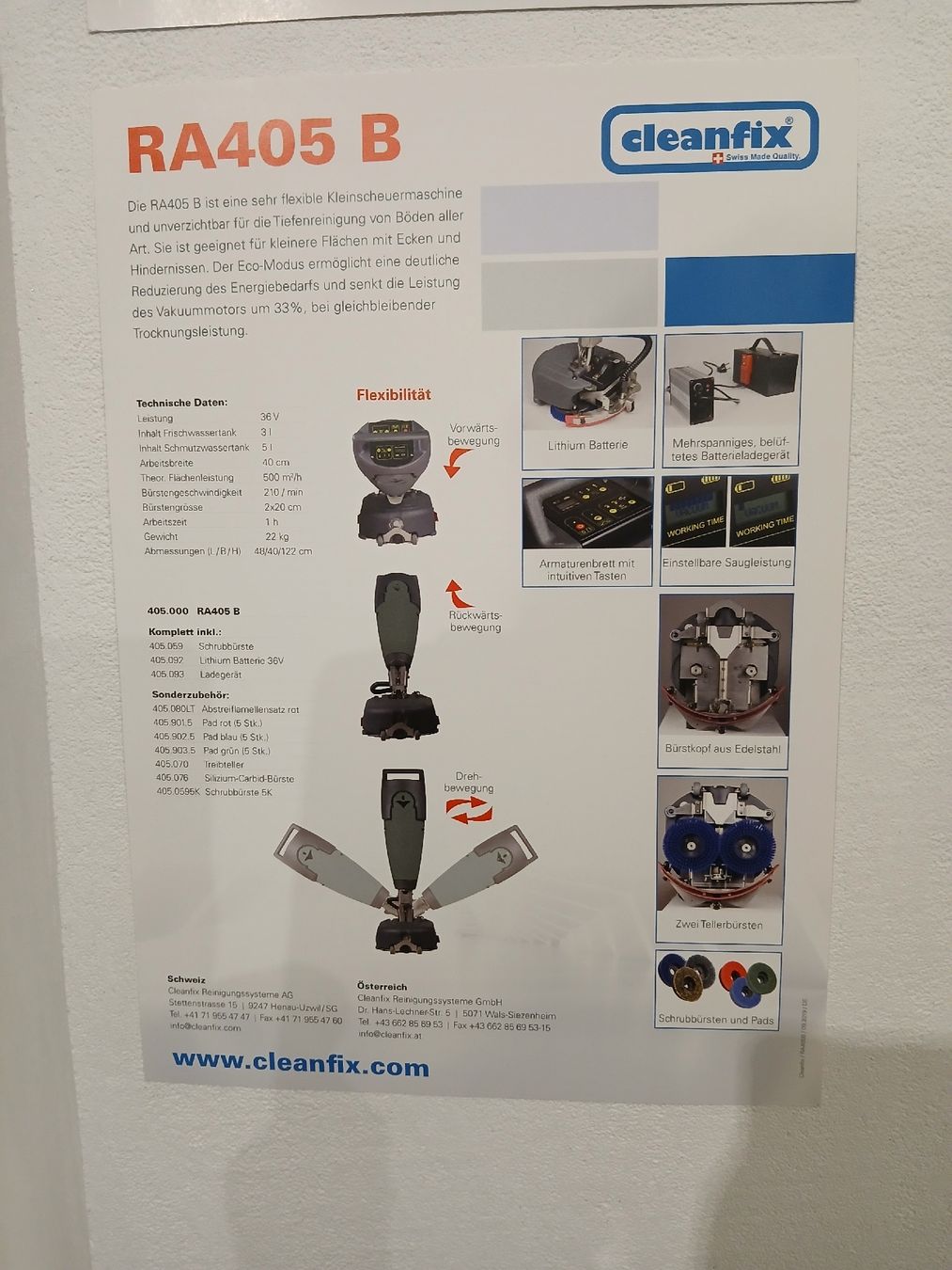 Cleanfix Toutes les machines: Cleanfisx RA 405 B Scheuersaugmaschine – D'occasion à Strada par SaraF167 5