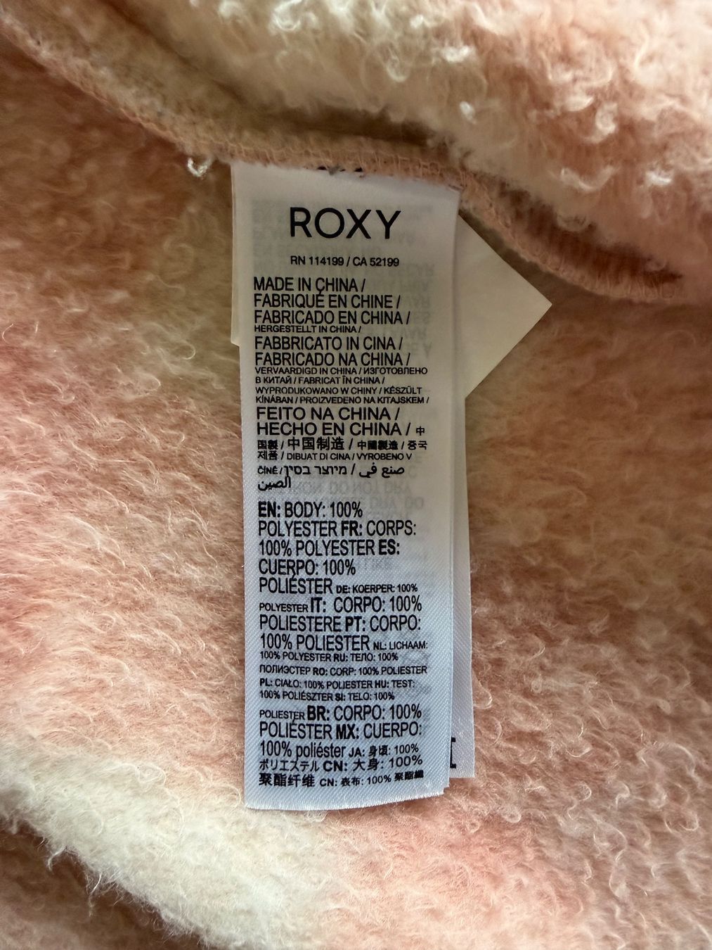 Giacche: Roxy Oversize-Hemdjacke  Rosa/Creme  Grösse S – Usato da Zug venduto da julialbi 7