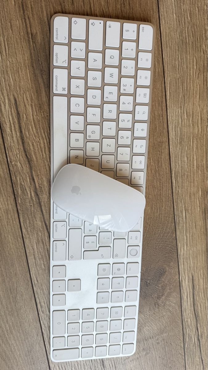 Apple Tastiere: Apple Keyboard und Maus weiss – Usato da Baldingen venduto da Mcknabe