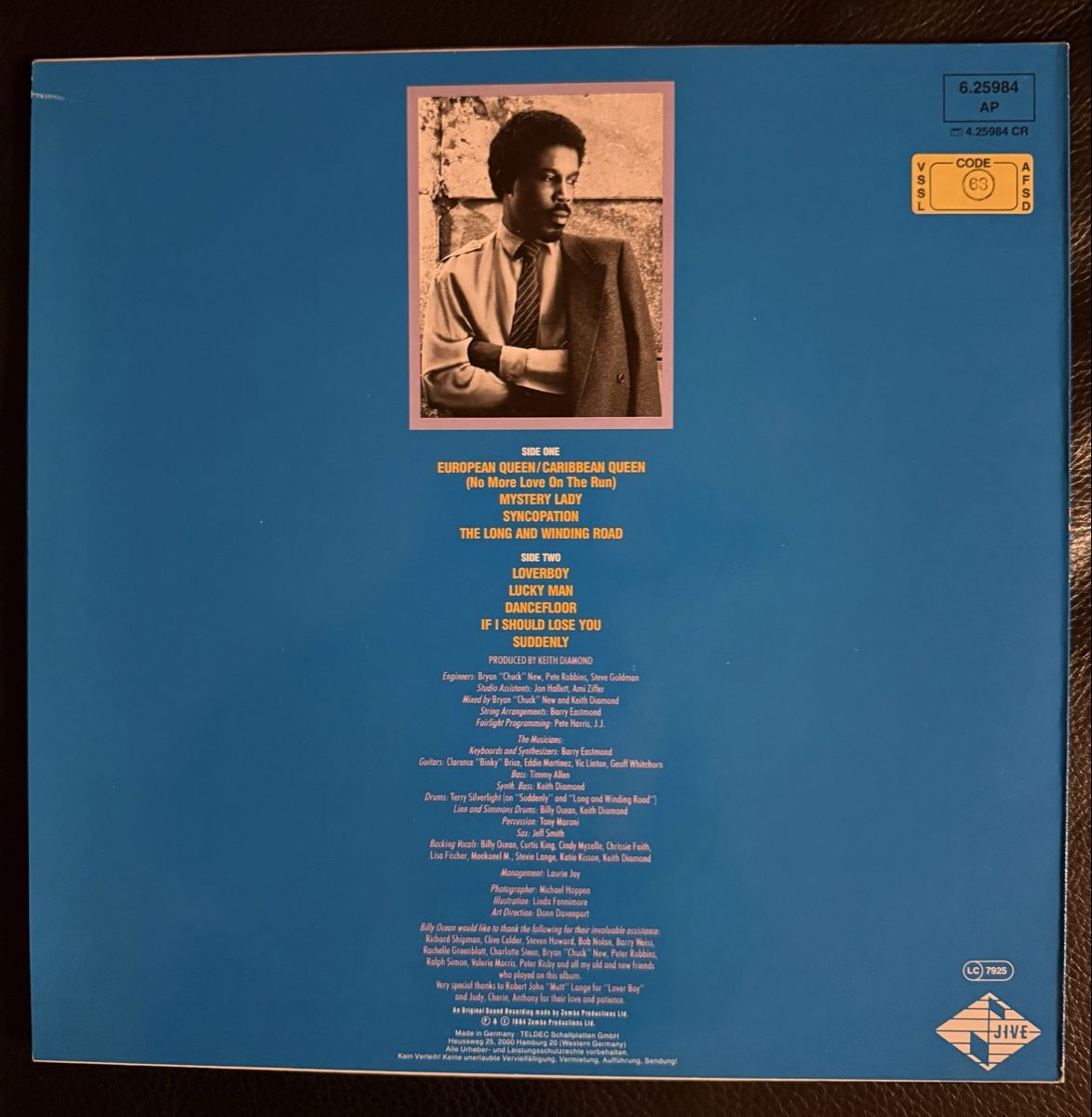 Dischi in vinile: Billy Ocean - Suddenly LP - Super Sound! Schallplatte – Usato da Goldach venduto da Messerguru 2
