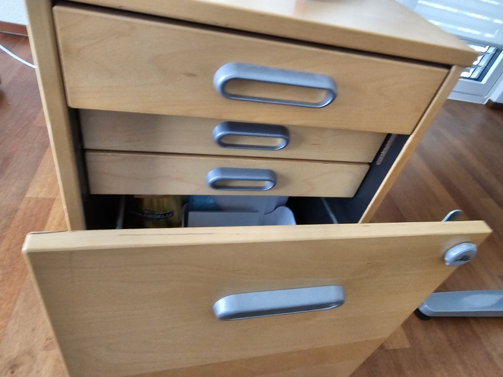 Ikea Korpus: Büro Rollcontainer, Buche hell – Gebraucht aus Geroldswil von because 2