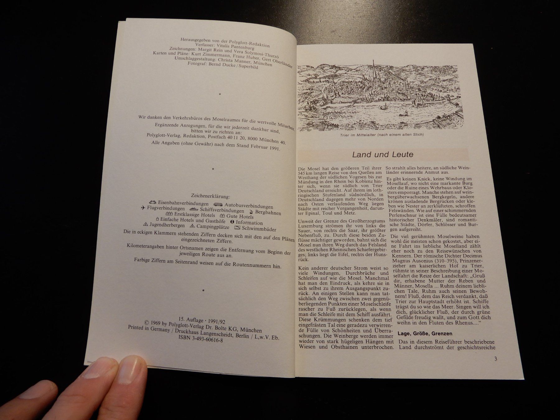 Libri: Reiseführer Die Mosel Trier Polyglott – Usato da Erstfeld venduto da Mario_boe0 2