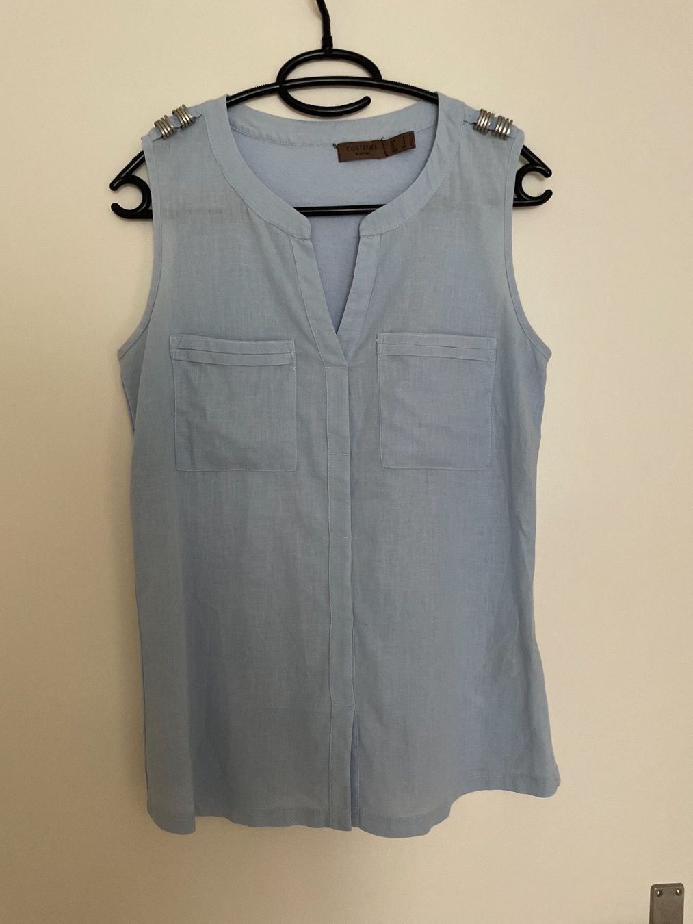 Top: Top CORTEFIEL Hell-Blau S – Usato da Horgen venduto da linuxrp