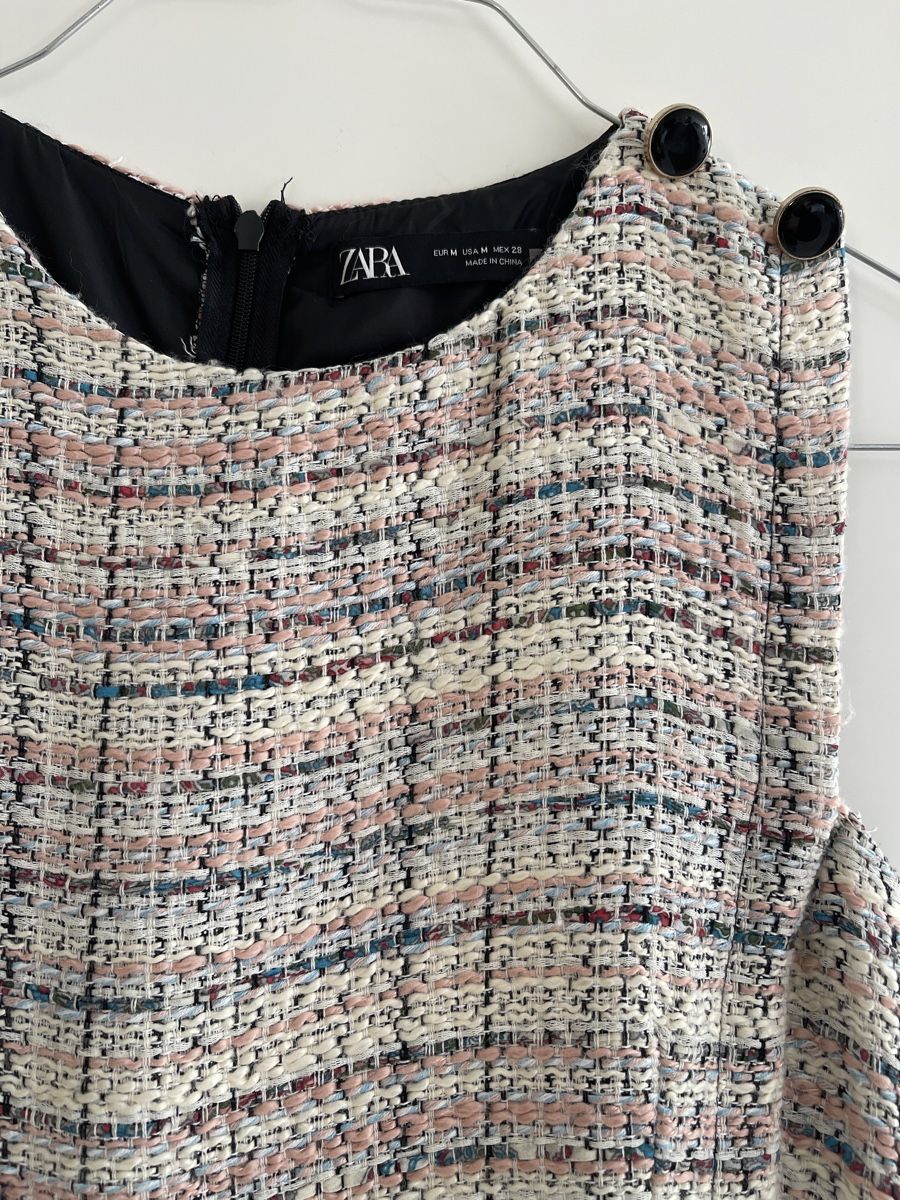 Zara Kleider: Tweed Zara Mini Kleid mit Hose M – Gebraucht aus Küsnacht ZH von divarocci 1