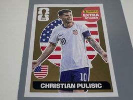 Panini Extra Sticker Gold USA Christian Pulisic