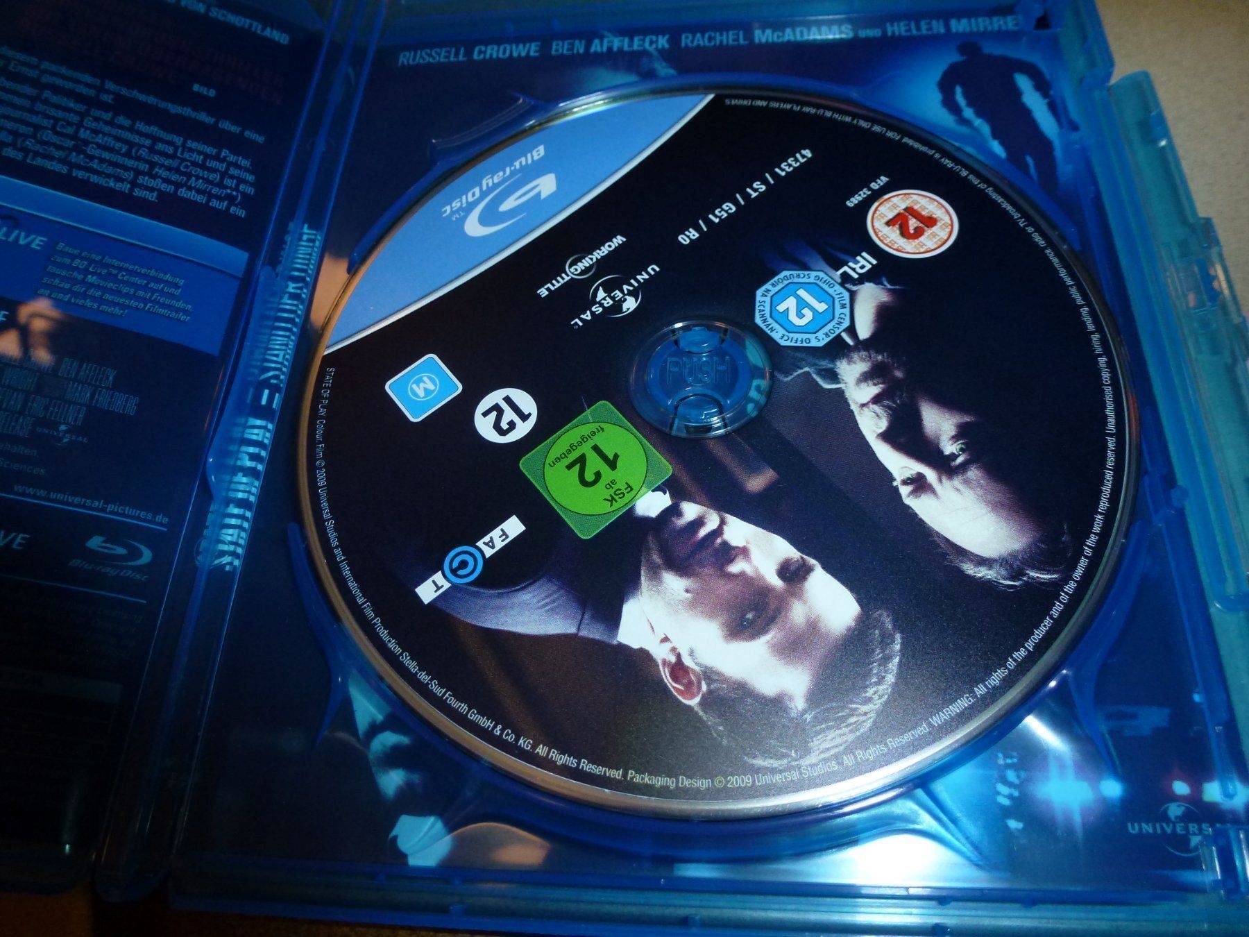 Alle DVDs: State of Play BLU-RAY – Gebraucht aus Olten von Disc-Verkauf 1