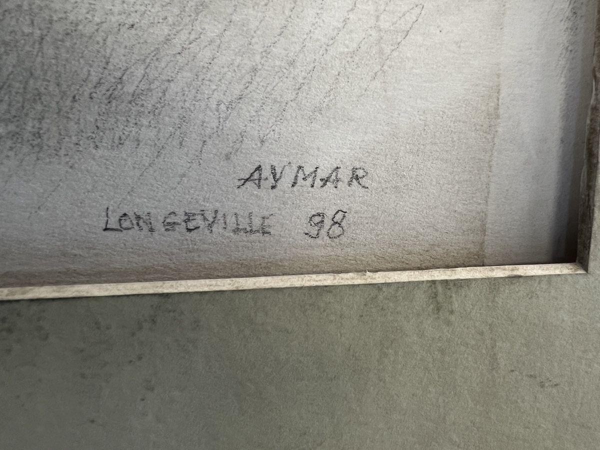 Dipinti: DESSIN SIGNÉ PIERRE AYMAR DATÉ 98 – Usato da Genève venduto da Qanil77 2