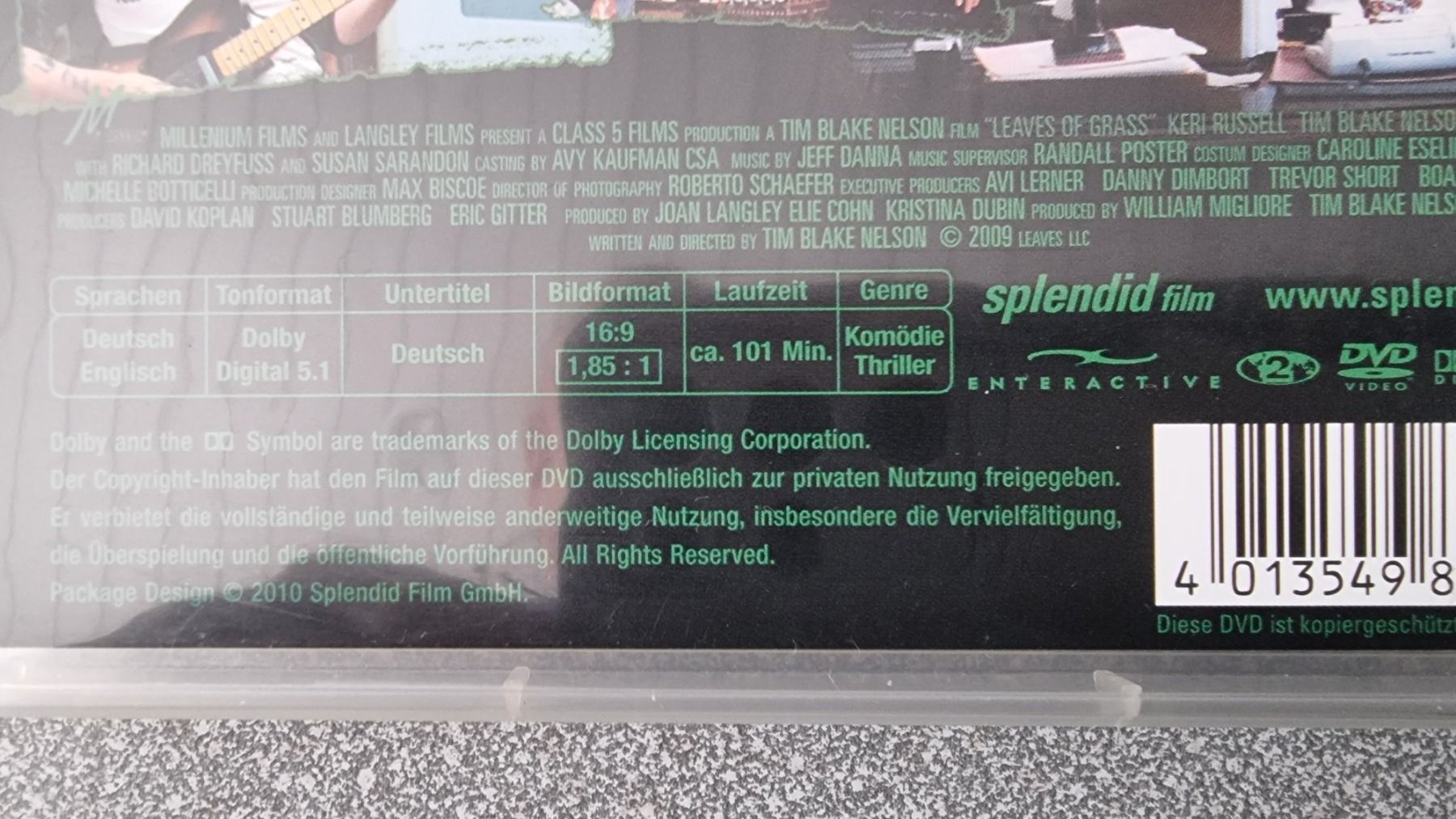Tous les DVDs: DVD Leaves Grass / Edward Norton – D'occasion à Oetwil am See par fineli2 1