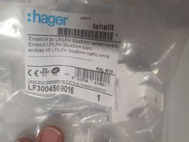 Hager Endstück LF3004569016 30x45mm tehalit LF/LFH 30045