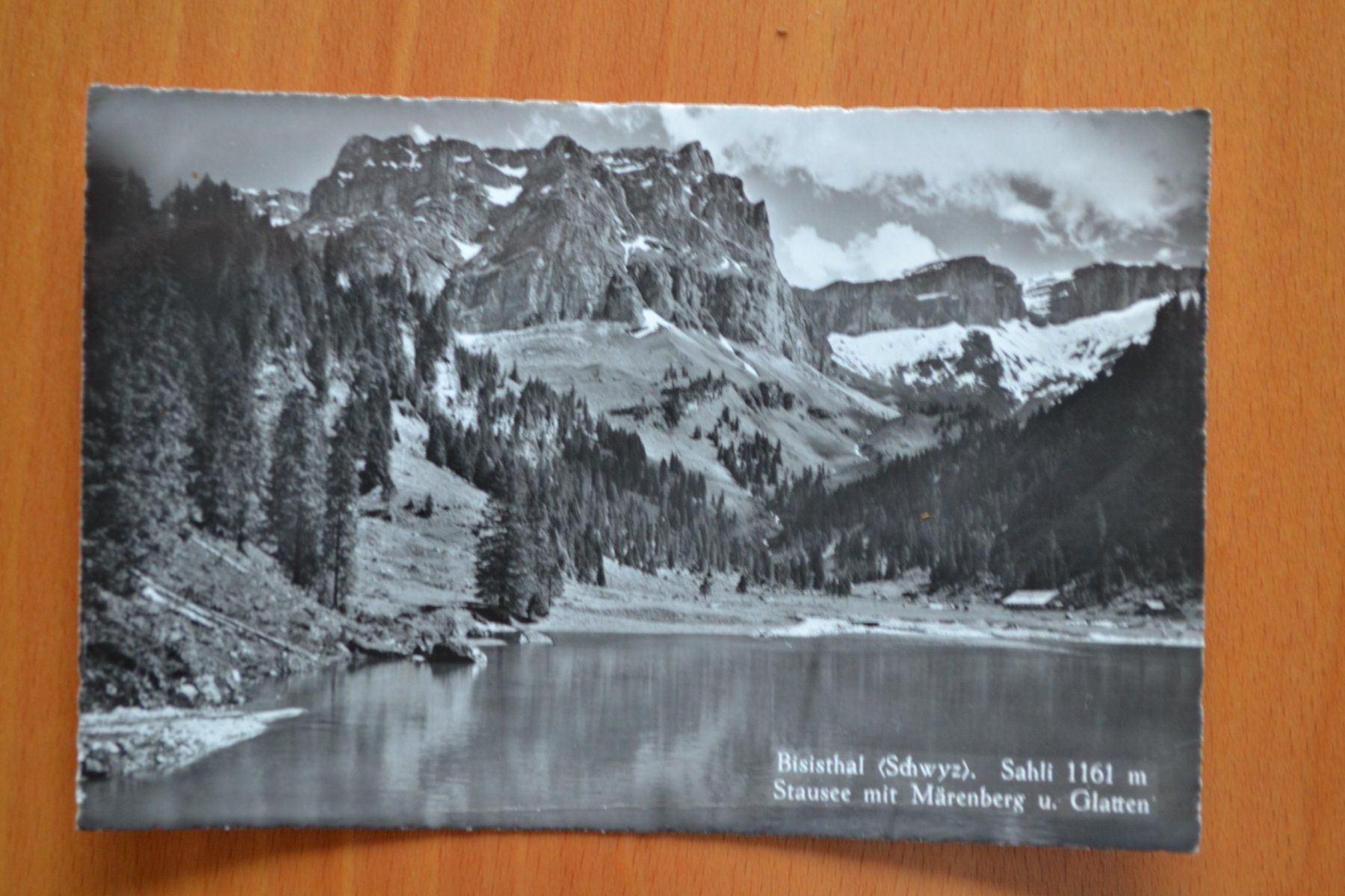 Cartoline postali: AK Bisisthal Sahli Stausee – Usato da Beinwil am See venduto da kajak55