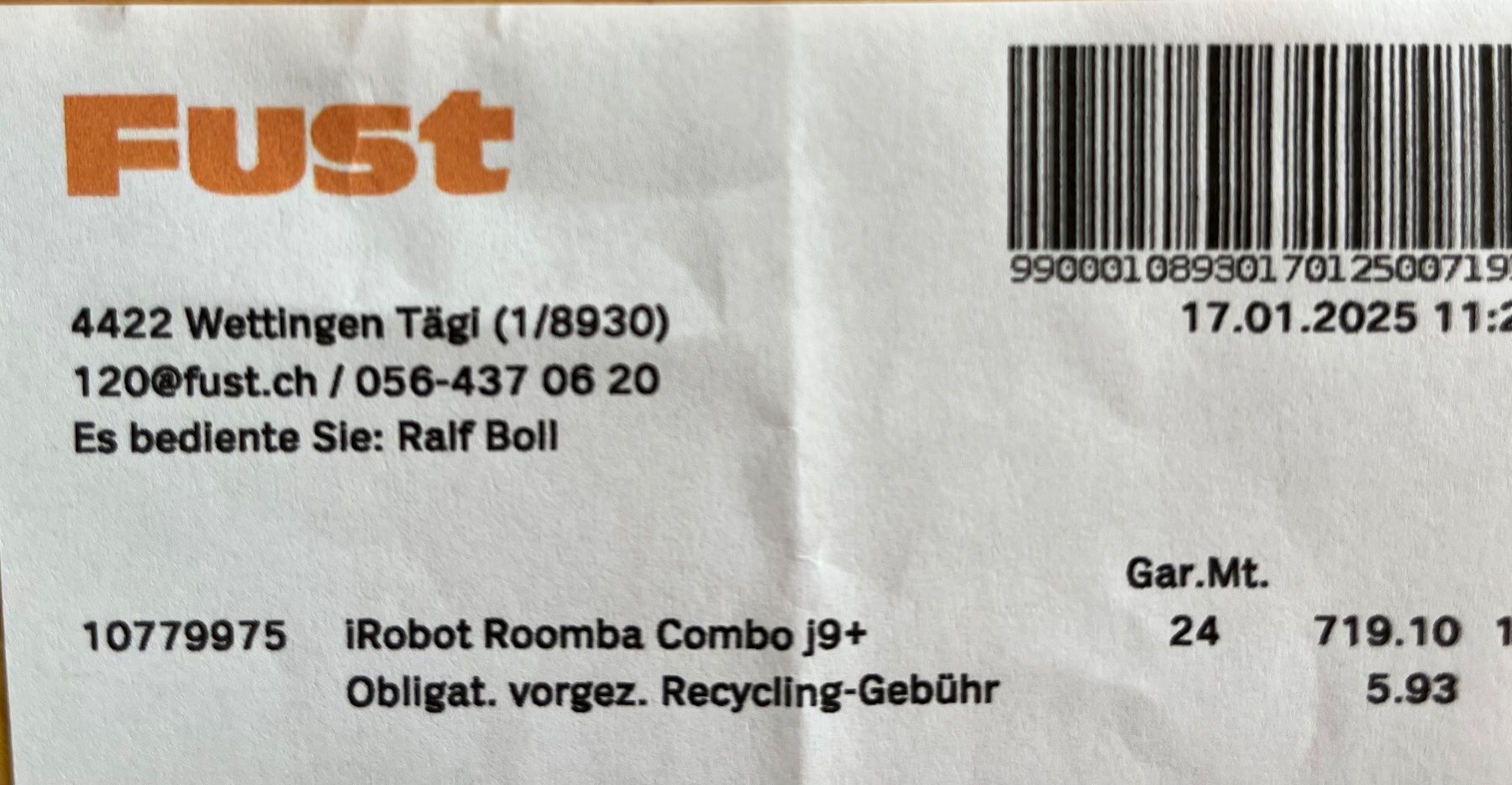 Aspirapolveri & Accessori: Roboter-Staubsauger mit Garantie – Usato da Nussbaumen AG venduto da car_7b54 2
