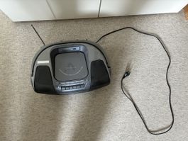 Panasonic CD Radio Kassettenplayer grau gebraucht