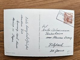 PK Sessellift mit Bahnstempel Braunwald