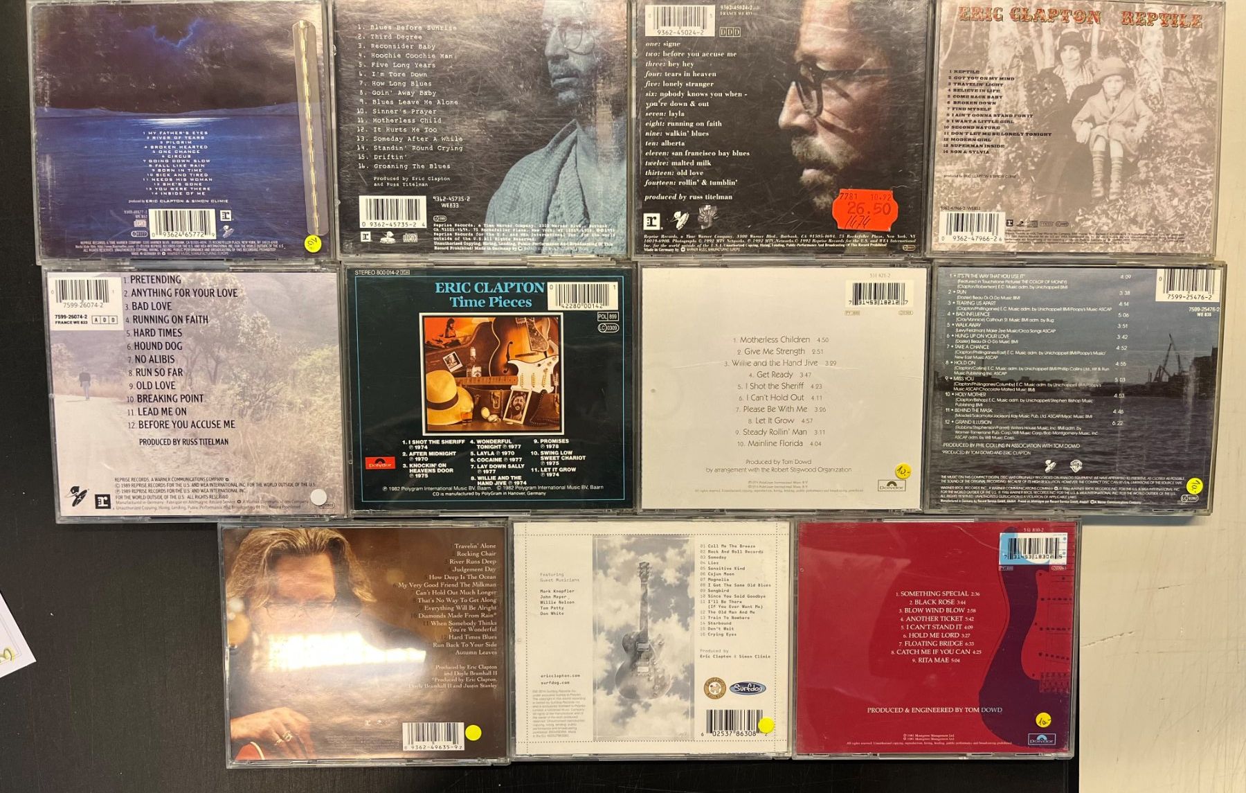 CD: CD Sammlung Eric Clapton 11 Stück – Usato da Basel venduto da andipfandi 1