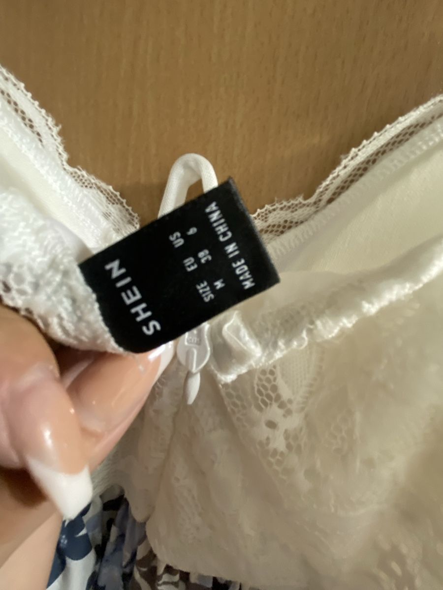Shein Tute: Sommerkleid/Jumpsuit mit Spitze, Blumenmuster,  M – Nuovo (secondo la descrizione) da Steckborn venduto da Amandabraun96 4