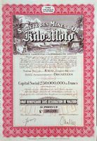 Sociétés Mines d'Or de Kilo-Moto - 1944