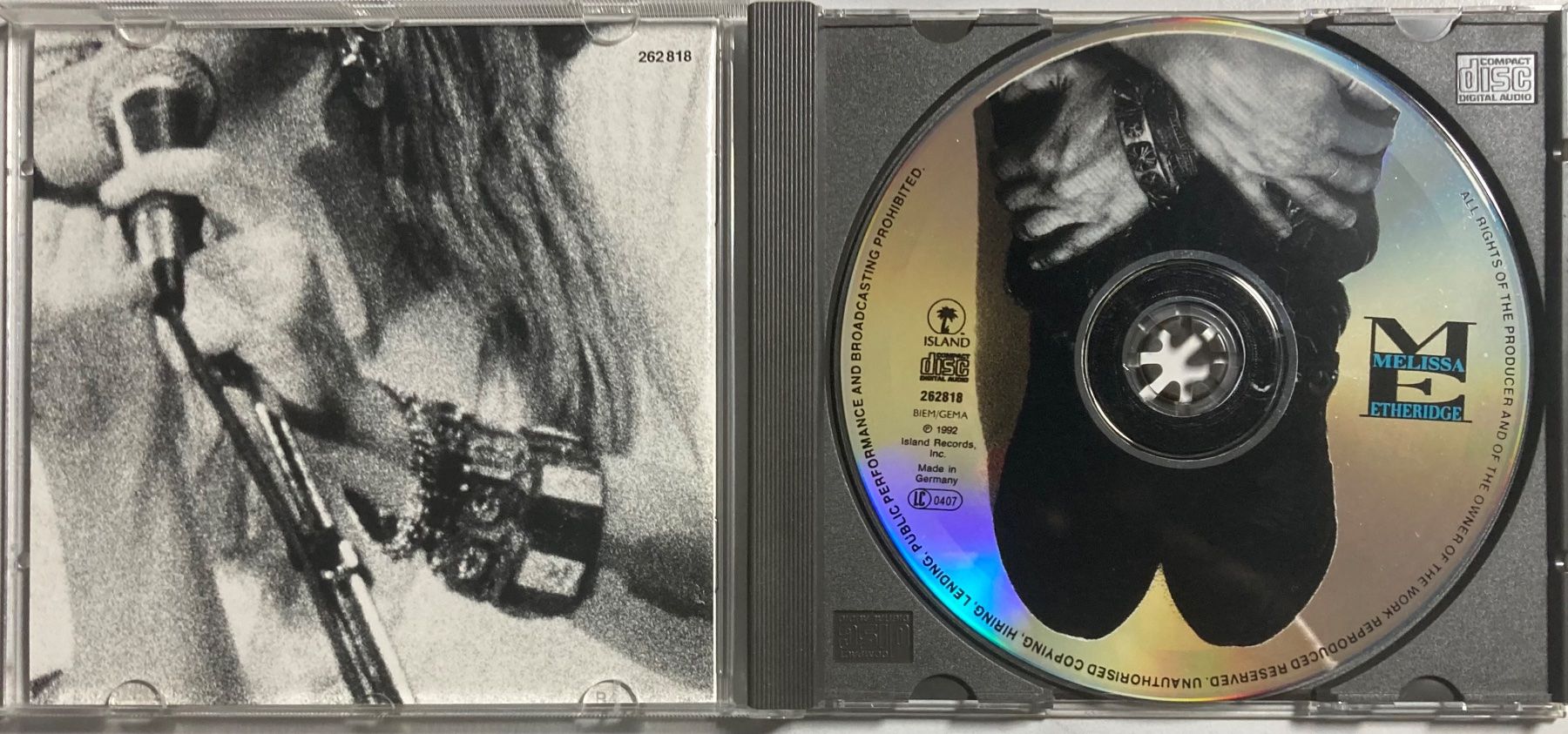 CD: MELISSA ETHERIDGE - NEVER ENOUGH – Usato da Poliez-Pittet venduto da Newtown-Records 2