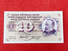10 FRanken Banknote 1963 (UNZ ) TOP