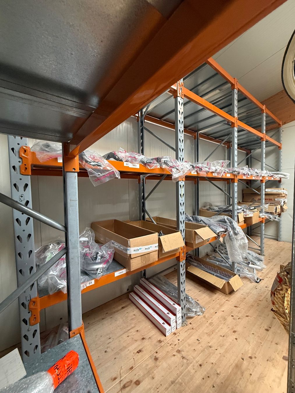 Scaffali: Lagerregal orange Werkstatt/Lager – Usato da Hallau venduto da mofaplus 3