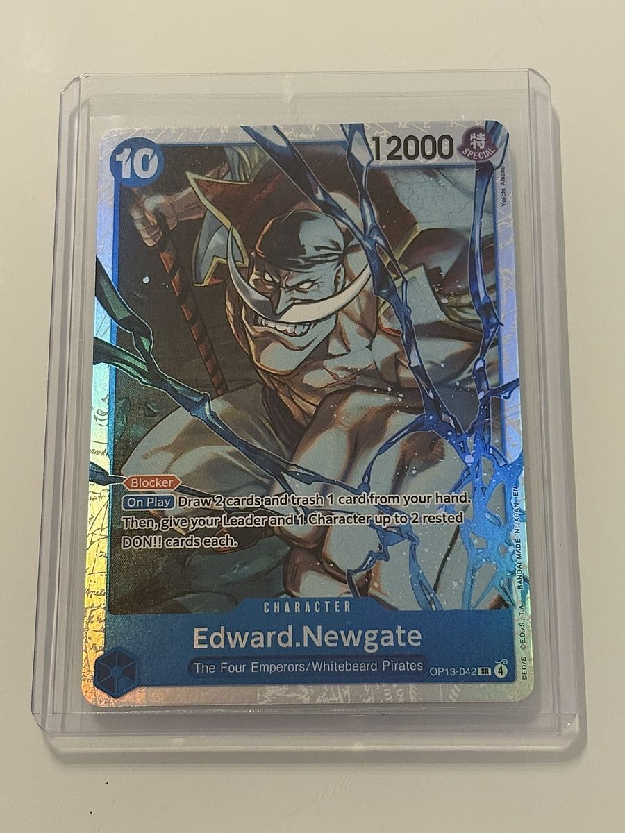Bandai Sammelbilder & Trading cards: One Piece TCG - Edward.Newgate OP13-042 – Neu (gemäss Beschreibung) aus Pieterlen von Mira_o7