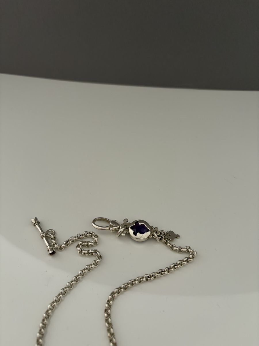 Ensoie Catenine: EnSoie Silberkette Violett 45cm – Nuovo (secondo la descrizione) da Zürich venduto da koc_6l5j 2