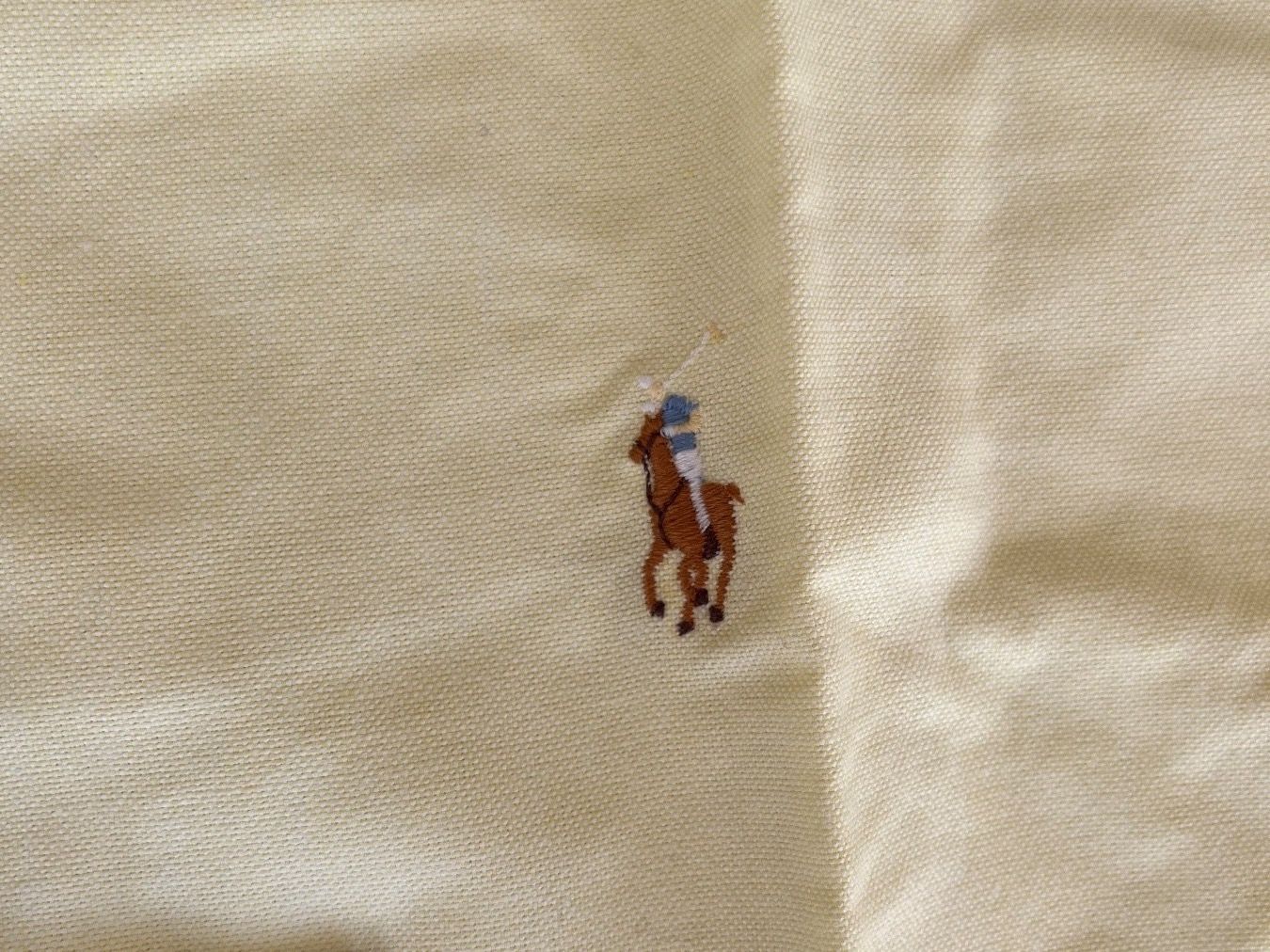 Ralph Lauren Camicie: Ralph Lauren button down Hemd hellgelb, Grösse 15 - 33 – Nuovo (secondo la descrizione) da Netstal venduto da spaltflo01 2