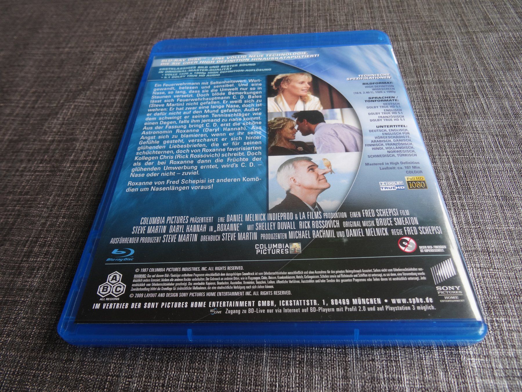 Tutti i DVDs: Roxanne Blu-ray Steve Martin Daryl Hannah – Usato da Olten venduto da Disc-Verkauf 2