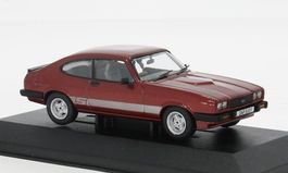 Ford Capri III 2.0 S 1983 RHD Imperial rot met. / schwarz /