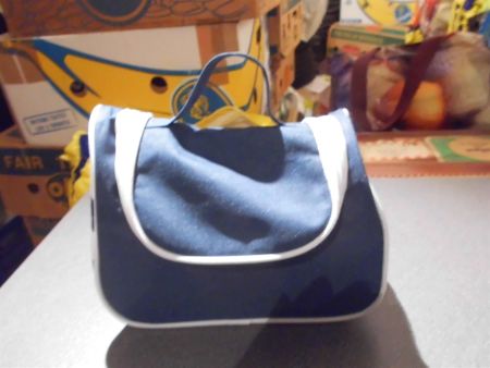 Tasche blau/weiss gestreift, klein