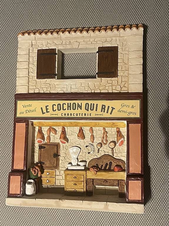 Statuette: Façade charcuterie Escoffier - Santon – Usato da Attalens venduto da lpf_pxg6