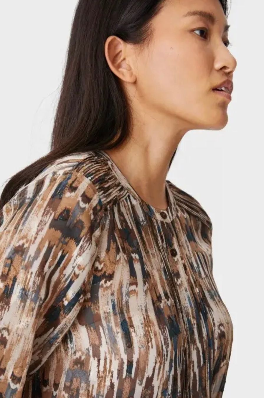 C&A Blusen: C&A Premium Chiffonbluse mit Lurex, Gr. 38 – Gebraucht aus Zürich von vintage_for_you
