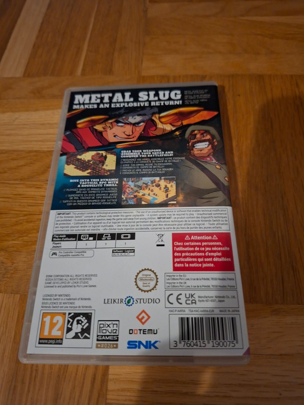 Giochi: Metal Slug Tactics Nintendo switch – Usato da St. Gallen venduto da brat01 2