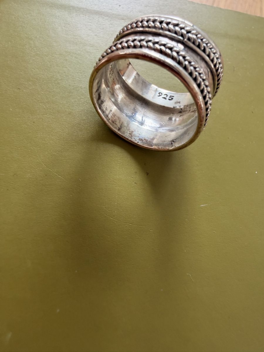 Ringe: Breiter Statement Ring, 925er Silber – Gebraucht aus Bühler von kammera2002 1
