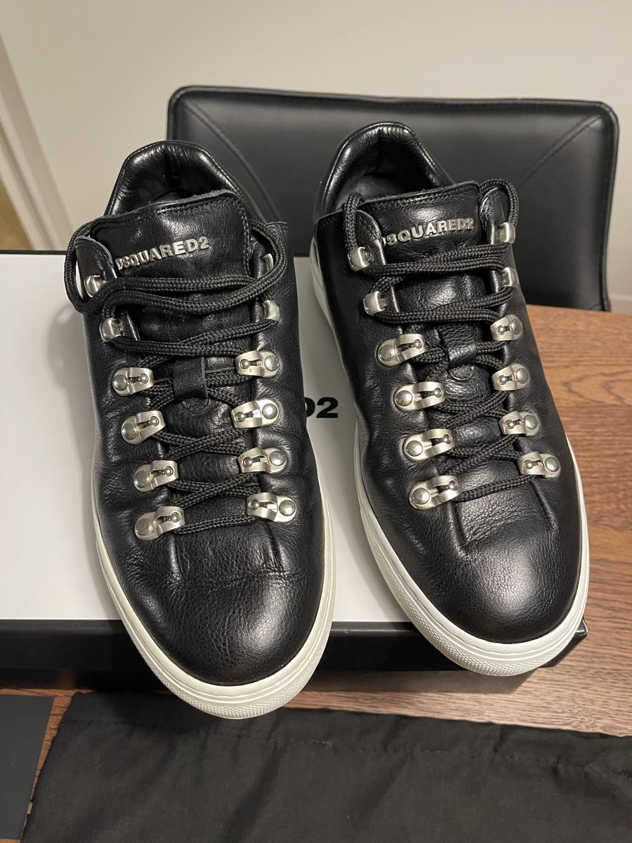 Dsquared2 Herrenschuhe: Dsquared2 Sneaker Herren, Schwarz/weiss, Gr. 39.5 – Gebraucht aus Spreitenbach von Levin1983