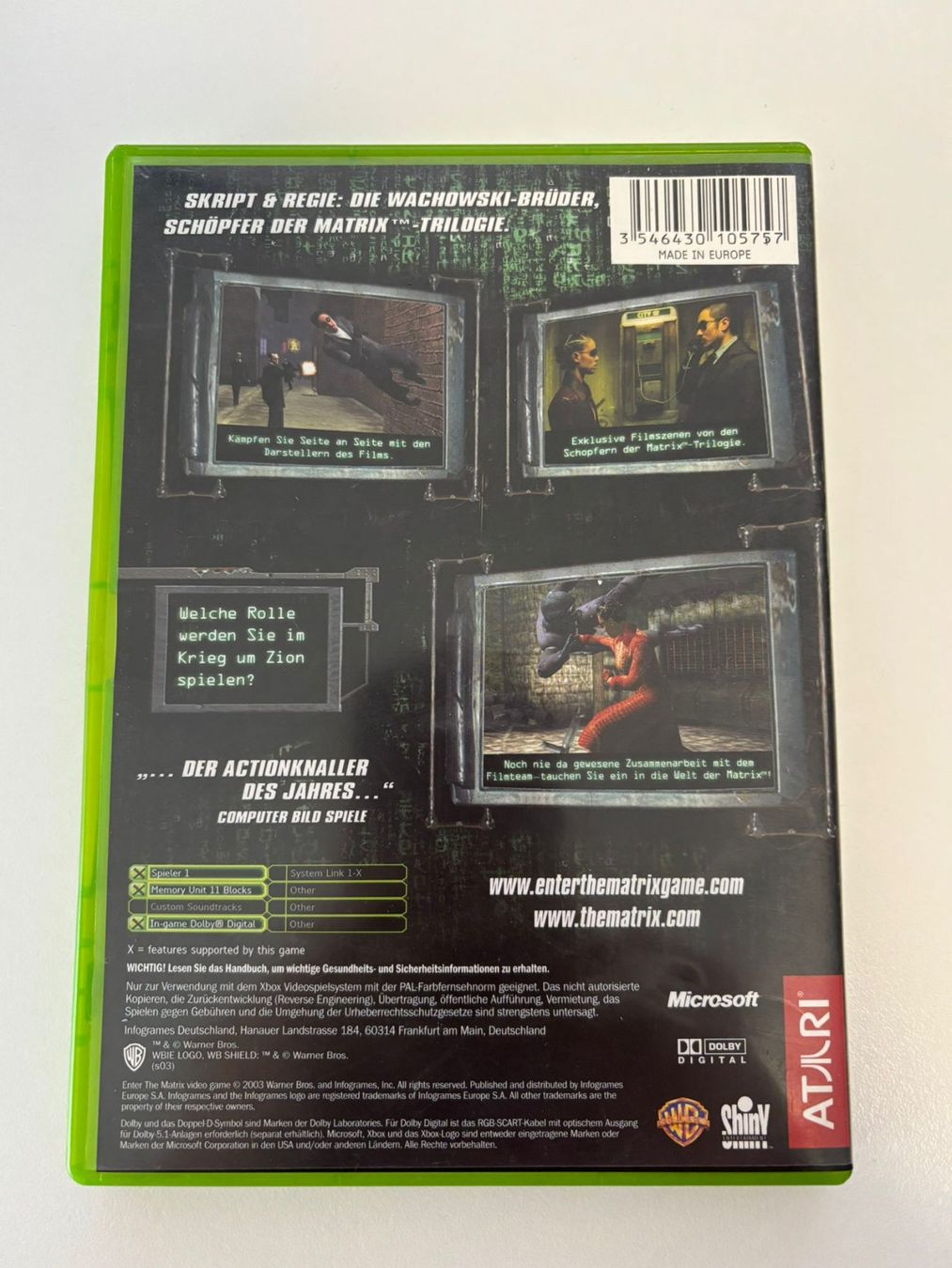 Giochi: Enter the Matrix (XBOX) – Usato da Herisau venduto da Seyashop1 2