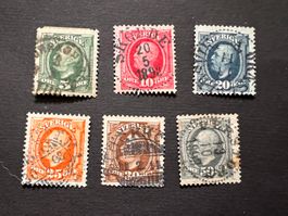 Schweden Lot uralt 1891 gestempelt  (E1926)