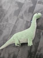 Dino Plüschtier Brontosaurus, neuwertig, Grün