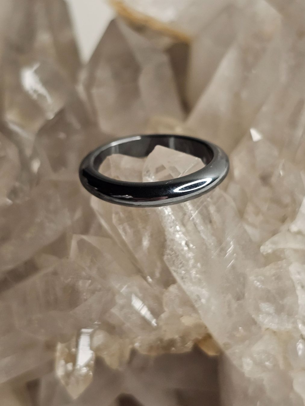 Anelli: Hämatit Ring – schlicht & elegant – Usato da Zürich venduto da MaisonBelleCachet